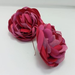 Aros Carmen grandes fucsia