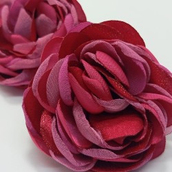 Aros Carmen grandes fucsia