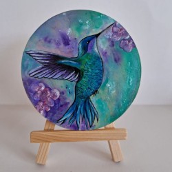 Círculo Colibrí Madera