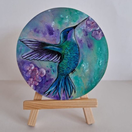 Círculo Colibrí Madera