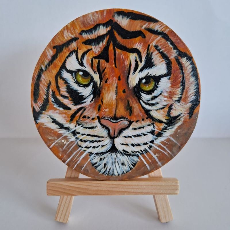 Círculo Tigre en Madera