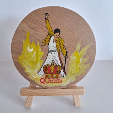 Círculo Queen en Madera