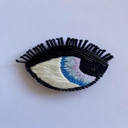 Prendedor Orús / Celeste