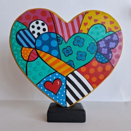 Corazón Alas multicolor