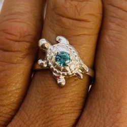 Anillo Plata Tortuga y...