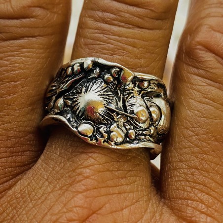 Anillos Plata Rayito De Sol