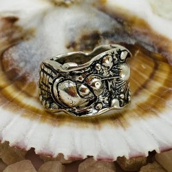 Anillos Plata Rayito De Sol