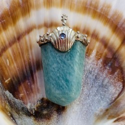 Amuleto Plata Amazonita y...