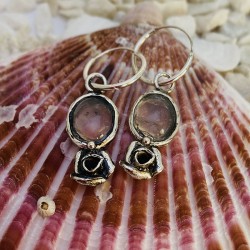 Aro Plata Flamenco Y Cuarzo