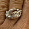 Anillo Plata Entre Lazos