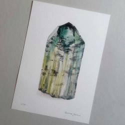 Impresión piedra Turmalina