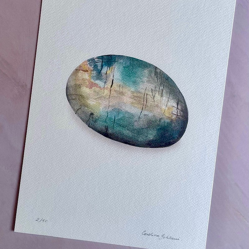 Impresión piedra Labradorita