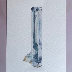 Impresión piedra Aguamarina