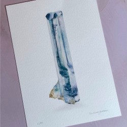 Impresión piedra Aguamarina