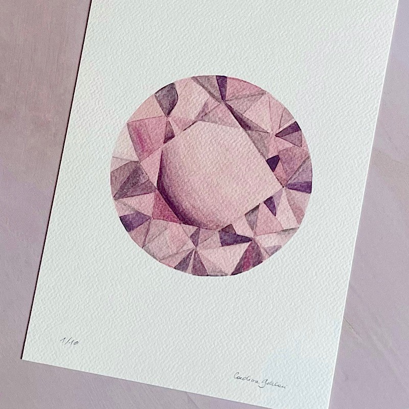 Impresión piedra Rubí