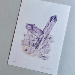 Impresión piedra Amatista