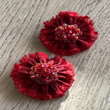 Maxi Topos Pompon Rojos