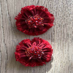 Maxi Topos Pompon Rojos