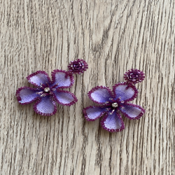 Aros Flor Violeta / Lavanda