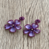 Aros Flor Violeta / Lavanda