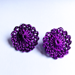 Aro Círculo Pequeño Morado