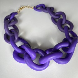 Collar Cadena Violeta