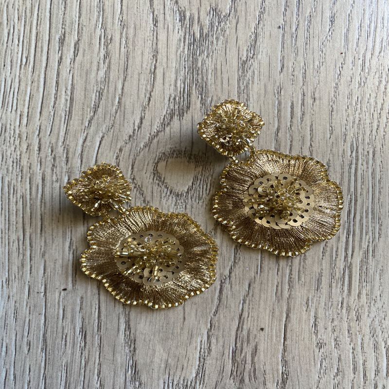 Maxi Aros Flores Doradas