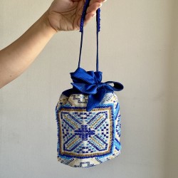 Bolso Bucket Bag - Azul