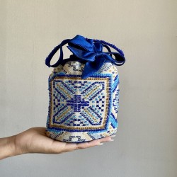 Bolso Bucket Bag - Azul