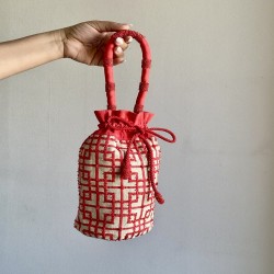 Bolso Bucket Bag - Rojo