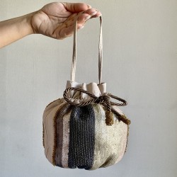 Bolso Bucket Bag - Beige