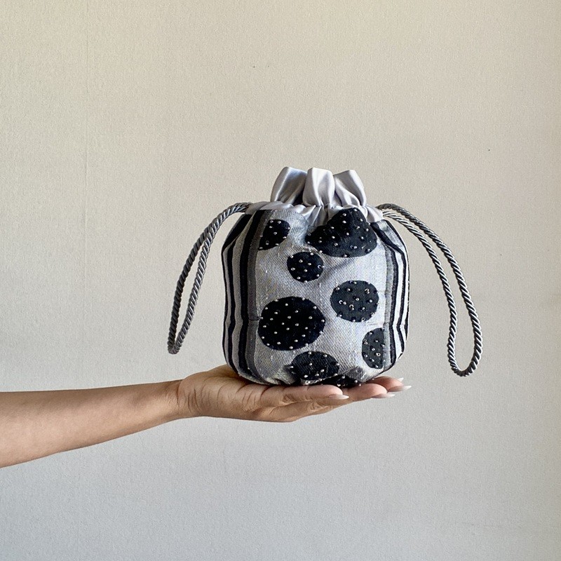 Bolso Bucket Bag - Gris