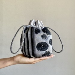 Bolso Bucket Bag - Gris