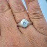 ANILLO SELLO AGUAMARINA