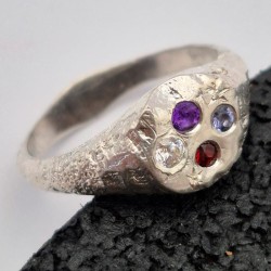 ANILLO SELLO PIEDRAS