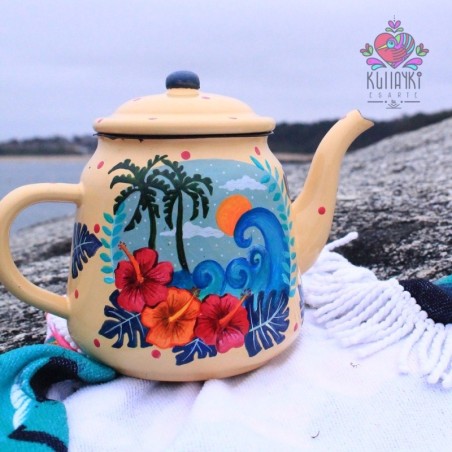 Tetera enlozada grande 1.4lt