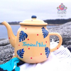 Tetera enlozada grande 1.4lt