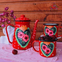 Cafetera Peltre puntos 1.2Lt.