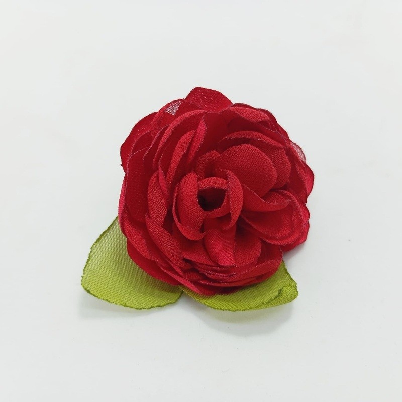 Pin Carmen flor chica rojo italiano