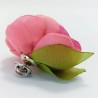 Pin Carmen flor chica fucsias y coral
