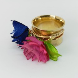 Anillo Jardín Portable fucsia y azul