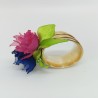 Anillo Jardín Portable fucsia y azul