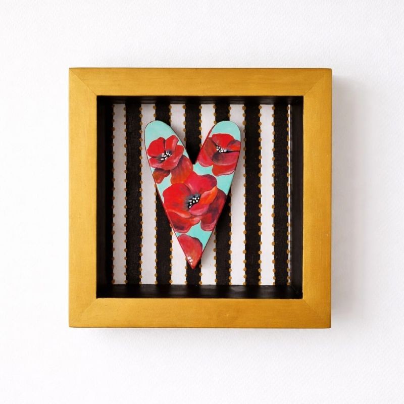 Cuadro Flores entre Blanco y Negro