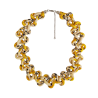 Collar estampado amarillo