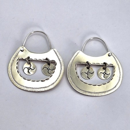 Aros Mapuche canasta aire alpaca