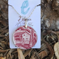 Collar Cerámica Roja