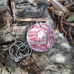 Collar Cerámica Roja