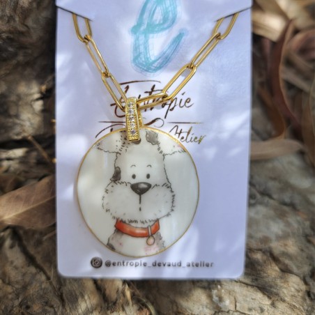 Collar Colgante Perrito