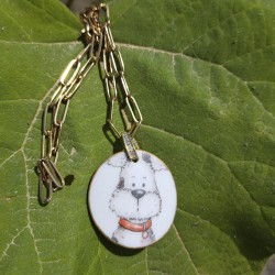Collar Colgante Perrito