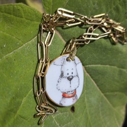 Collar Colgante Perrito